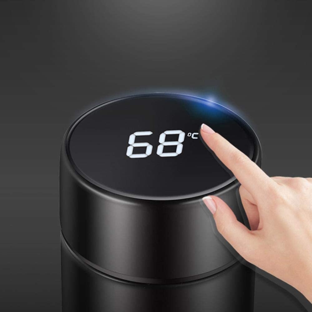 450ml Custom Water Bottle Thermos Vacuum Thermos Capsule Smart Stainless Steel Water Bottle With Thermometer