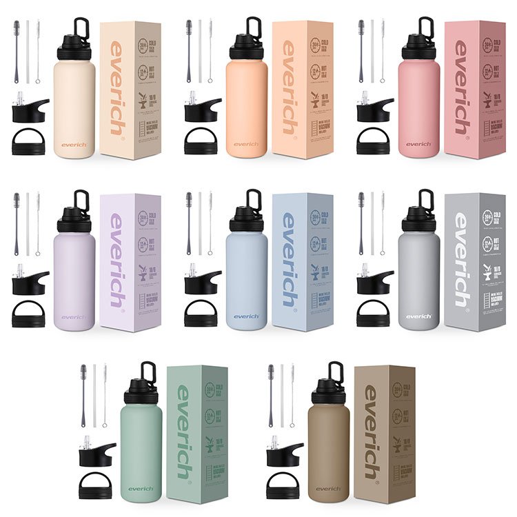 Vacuum Flask with Direct Drinking Straw Handle Lid High Quality American Style Water Bottle Direct Drinking Hot Quality Product