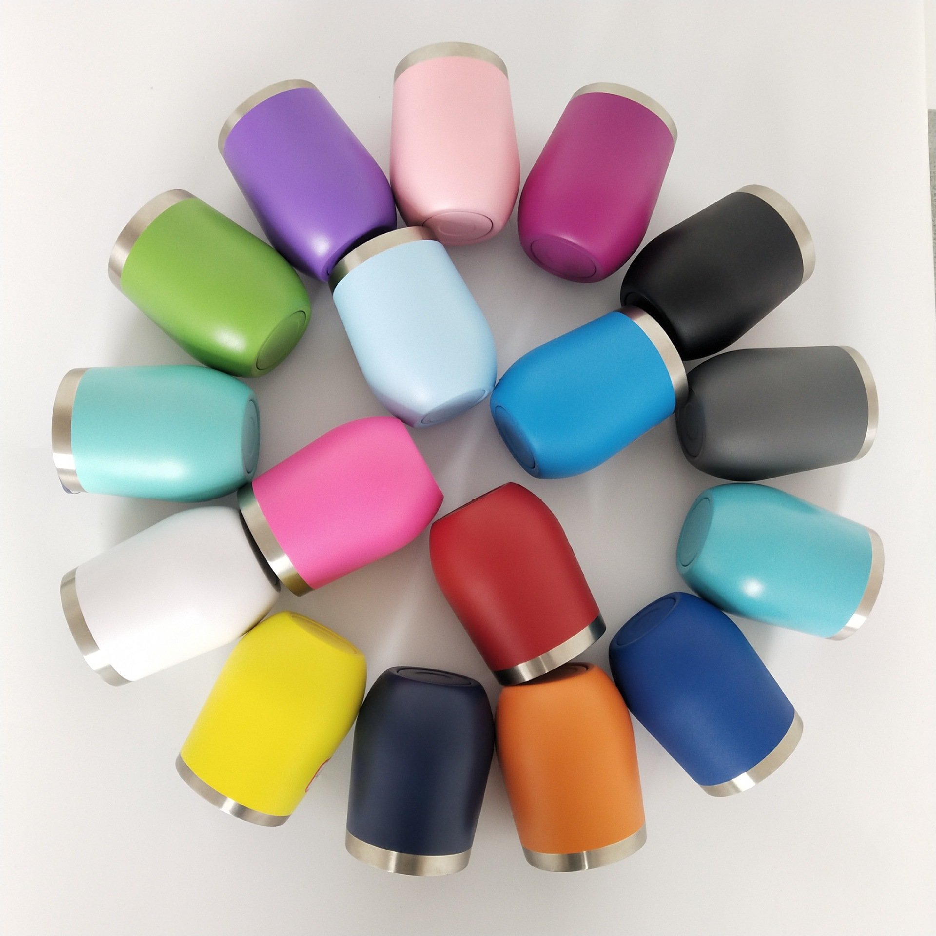 Wholesale Beer Wine Coffee With Lid Tumbler Egg Shape Stainless Steel Vacuum Flask Insulated Water Bottle Drinkware