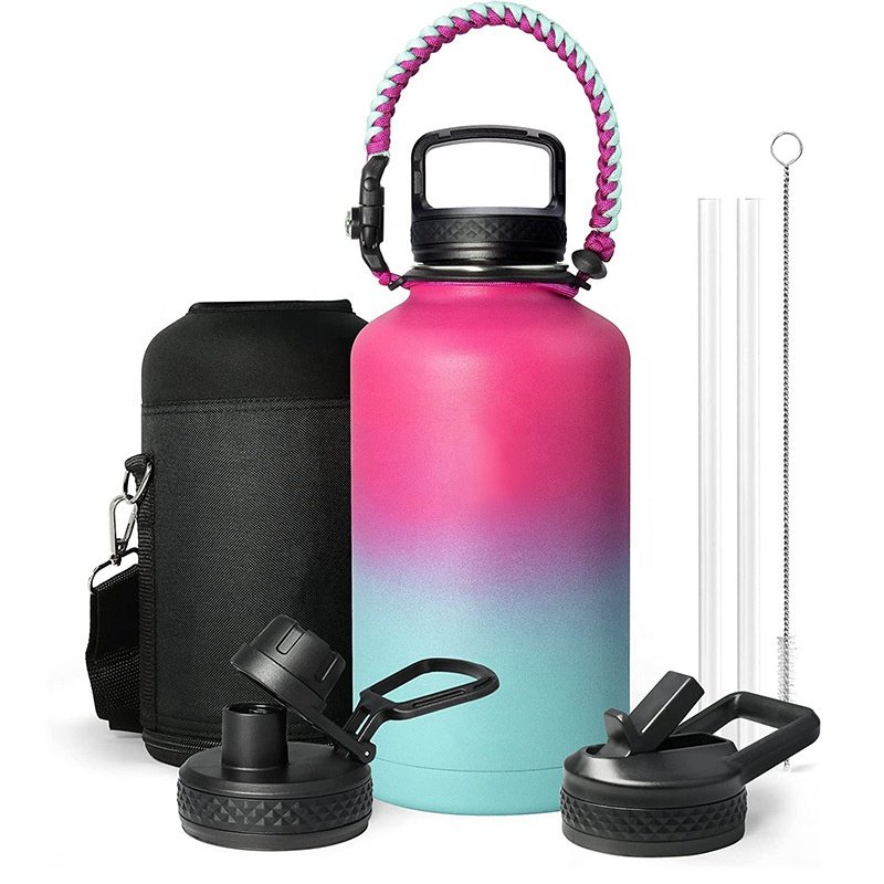 Thermal Vacuum Insulation and Customized Colors and Sizes 18 32 40 and 64 oz 304 Stainless Steel Water Bottle