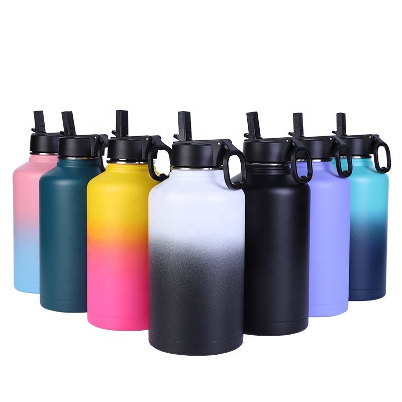 Thermal Vacuum Insulation and Customized Colors and Sizes 18 32 40 and 64 oz 304 Stainless Steel Water Bottle