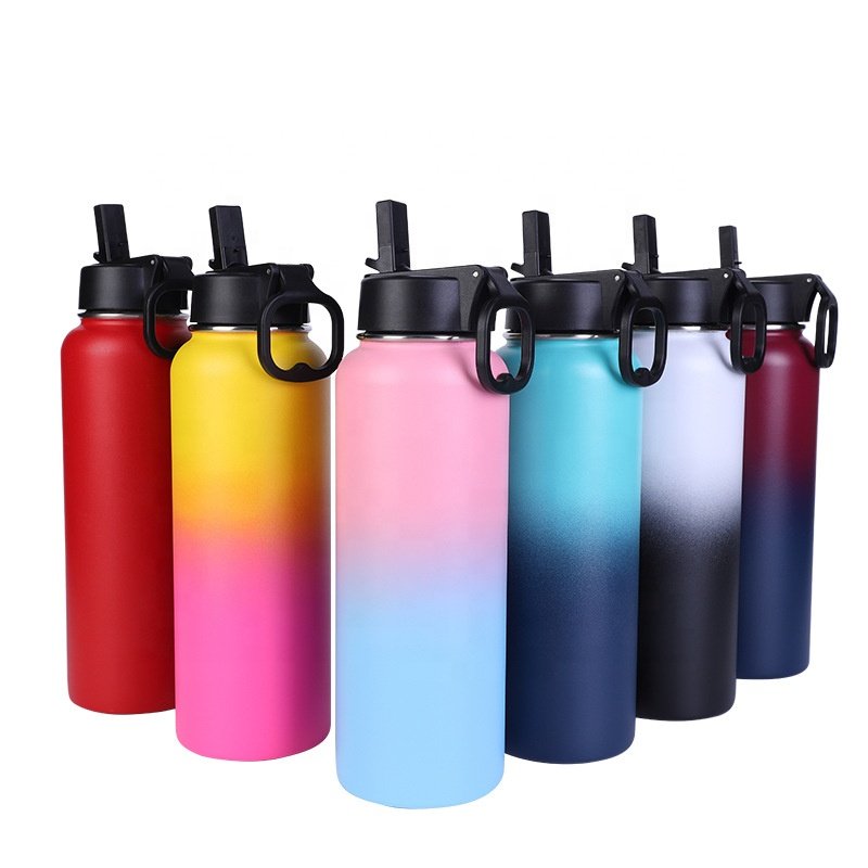 Thermal Vacuum Insulation and Customized Colors and Sizes 18 32 40 and 64 oz 304 Stainless Steel Water Bottle