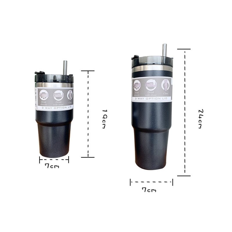 30/20 oz Double Wall Stainless Steel Vacuum Insulated Travel Tumbler Mug With Lid Camping Coffee Mug