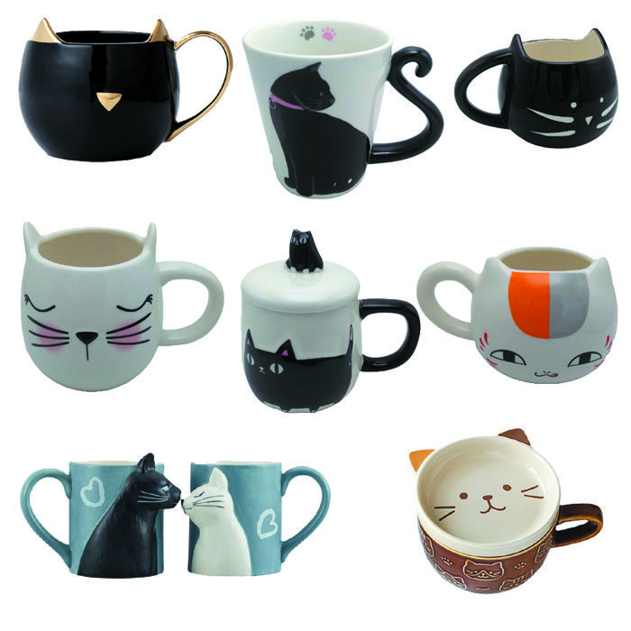 Custom 3D Any Shaped Ceramic Coffee Mug,Dog Cat Elephant Frog Sloth Mermaid Unicorn Panda Rabbit Donuts Mushroom Milk Tea Cup