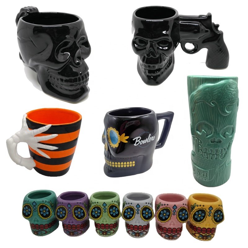 Custom 3D Any Shaped Ceramic Coffee Mug,Dog Cat Elephant Frog Sloth Mermaid Unicorn Panda Rabbit Donuts Mushroom Milk Tea Cup