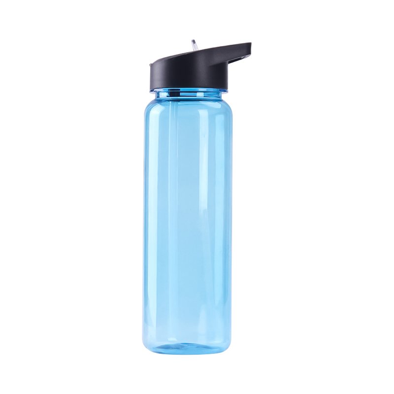 Wholesale 24oz Colored Clear Sustainable Large capacity portable Sport Water Tumbler Plastic Water Bottles with Jugs and Hooks