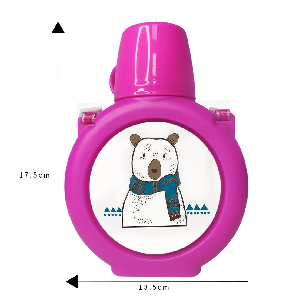 Subbank New Kids Sublimation Water Bottles Diy Blanks Double Sided Custom Printing Logo Plastic Drink Bottle