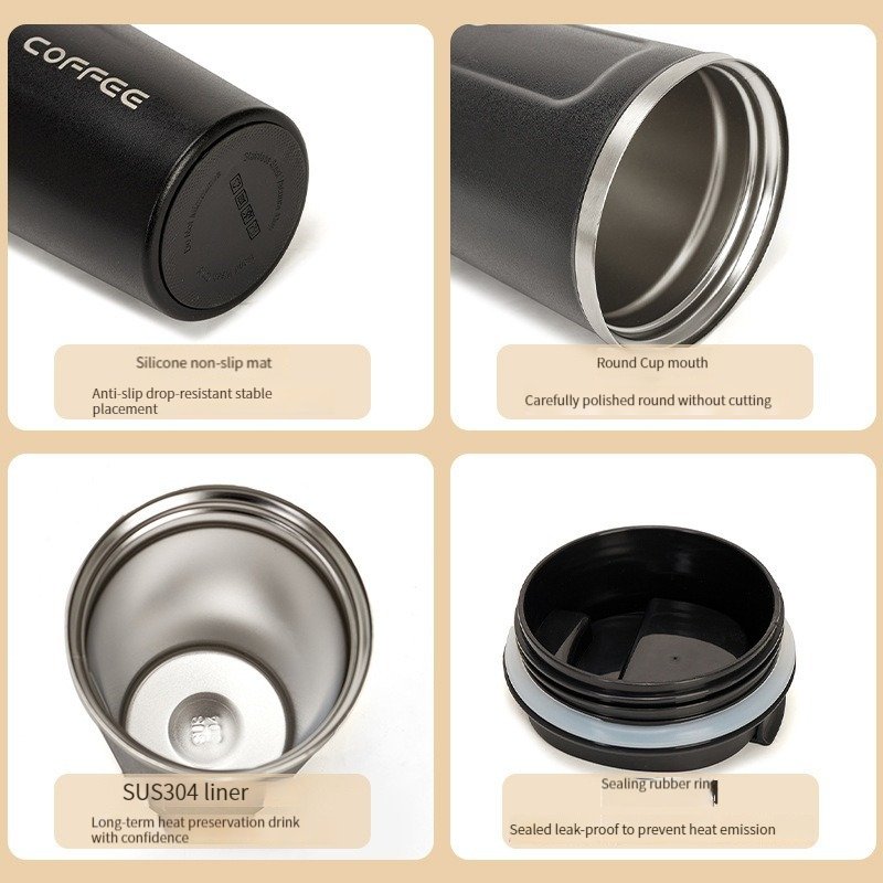 Vacuum Smart Temperature Controlled Coffee Mug Cups 2023 New CLASSIC Running Water Bottle Double Wall Stainless Steel 2pcs
