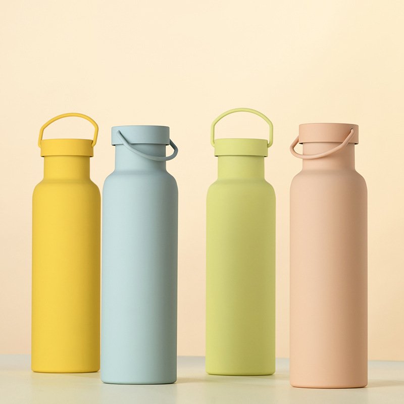 Wholesale Double Wall Insulated Stainless Steel Bottles Sport Car Travel Water Bottle Portable Vacuum Flask