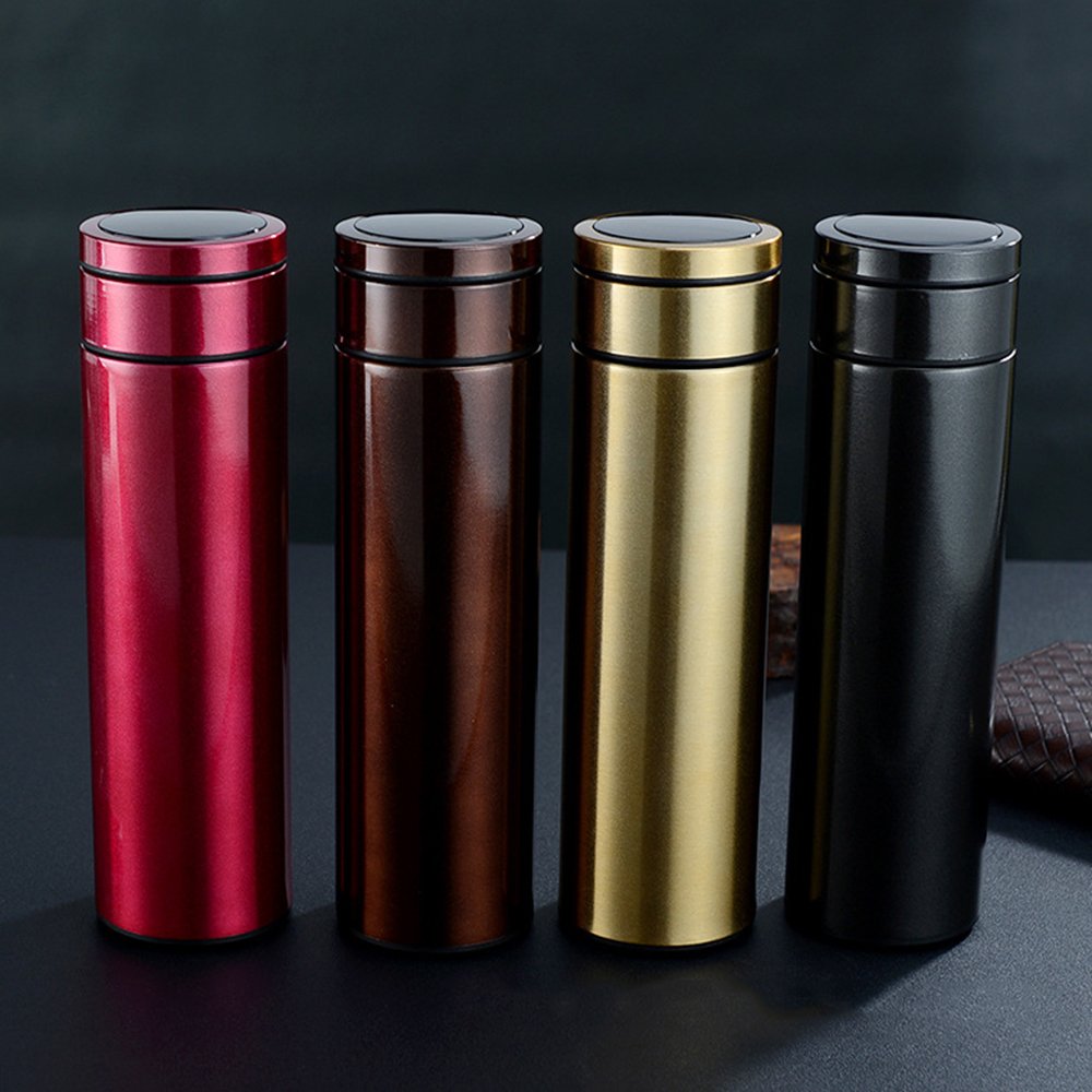 CHUFENG Stainless Steel Cup Vacuum Mug Intelligent Thermos Removable Battery LED Digital Temperature Display Smart Water Bottle