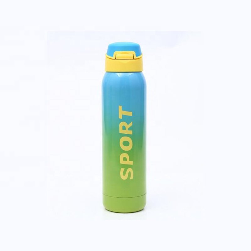 Pop up lid funny cute 500ml double wall stainless steel vacuum insulated coffee mug travel tumbler sports flask thermo