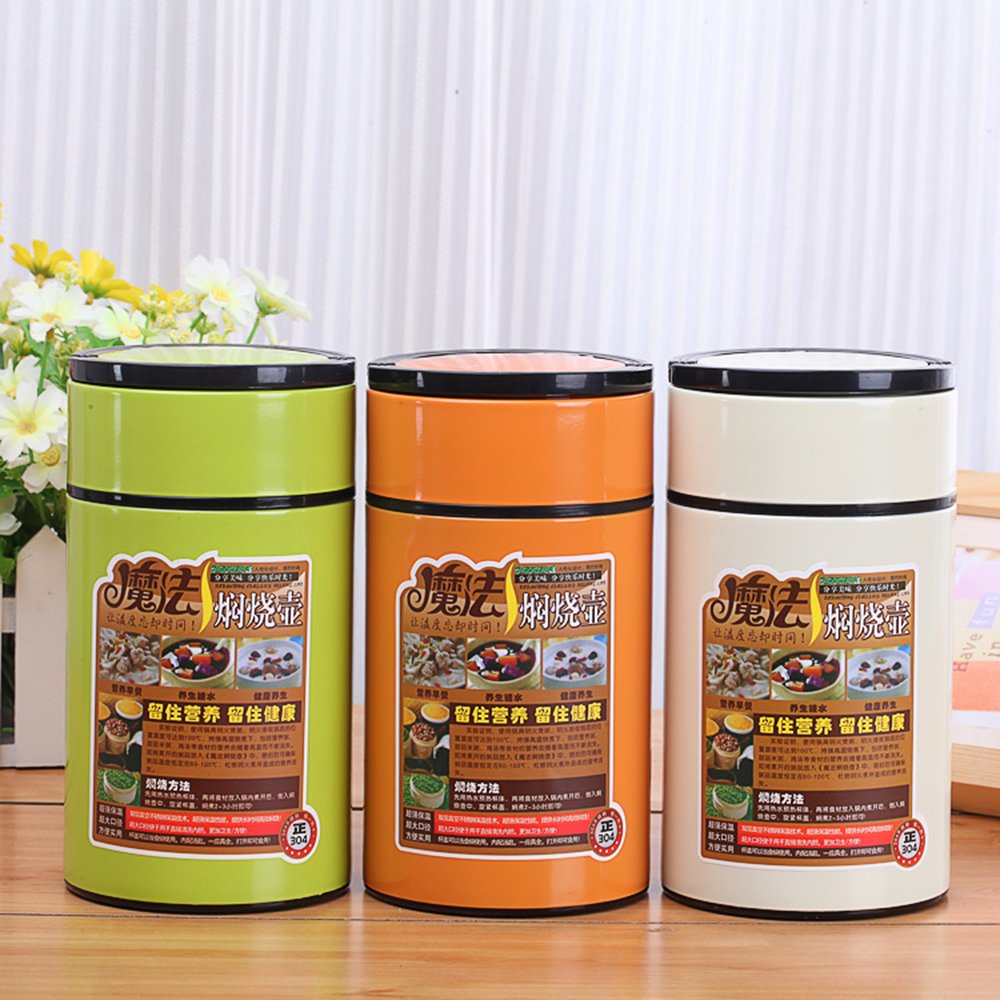 Wholesale Stainless Steel 304 Braised Beaker Thermos Water Bottle Vacuum Flask For Kids Lunch Box Food Jar
