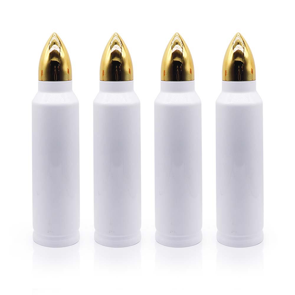 warehouse US 500 ml 1000 ml vacuum insulted double wall stainless steel blank sublimation bullet tumbler