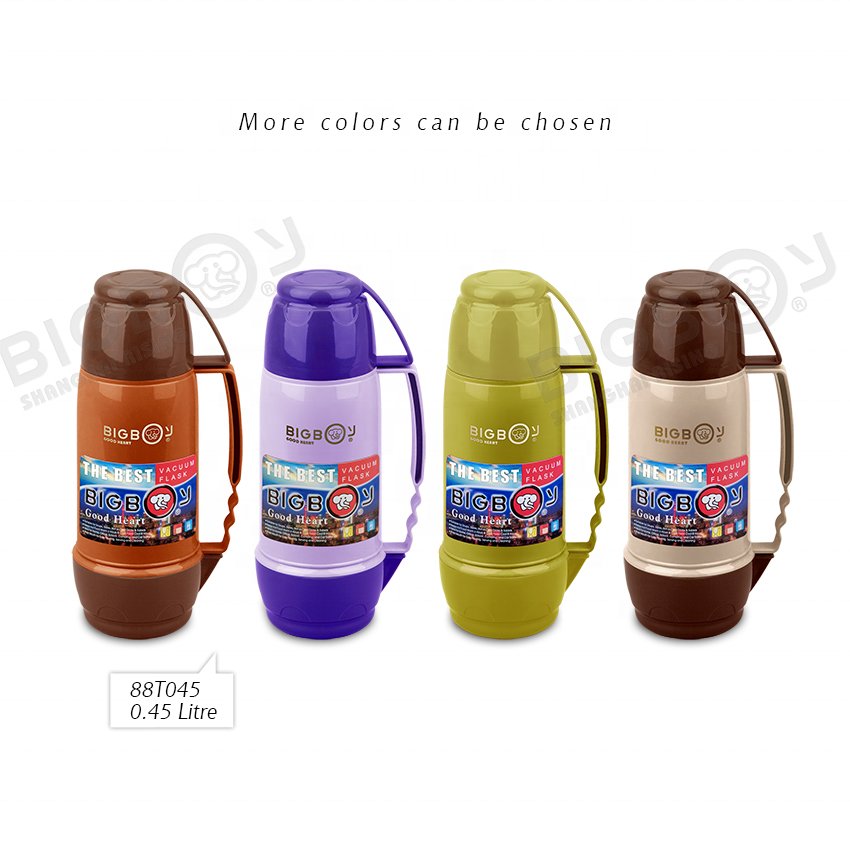 Vacuum Flask BIGBOY Brand Plastic Casing Glass Refill Flask bottle COFFEE POT