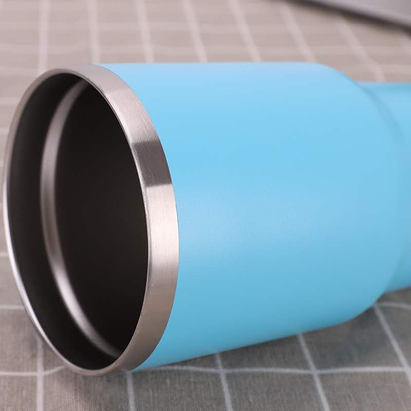Customized Logo 20oz Colorful Double Wall Stainless Steel 304 Vacuum Insulated Coffee Mug Car Tumbler with lid