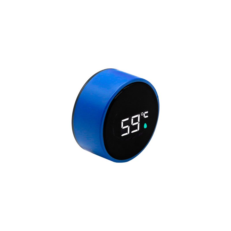 Temperature display double wall designed vacuum stainless steel water bottle with lid