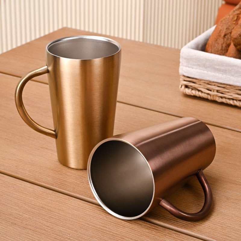 304 Stainless Steel Beer Mug Picnic Barbecue Cold Drink Water Cup Picnic Mug Custom Logo outdoor Camping Travel Portable Mug
