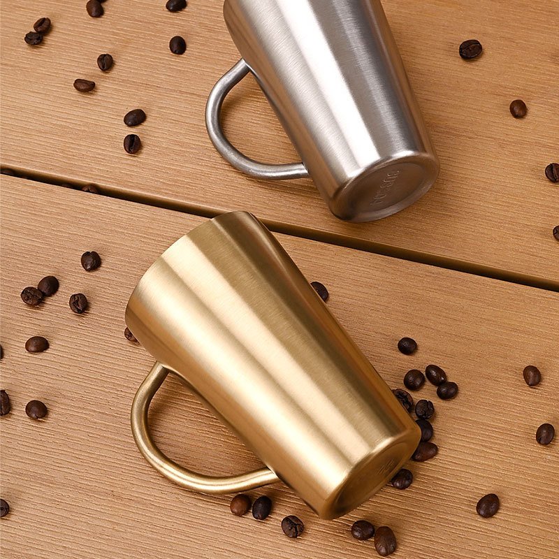 304 Stainless Steel Beer Mug Picnic Barbecue Cold Drink Water Cup Picnic Mug Custom Logo outdoor Camping Travel Portable Mug