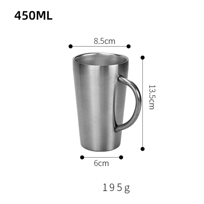 304 Stainless Steel Beer Mug Picnic Barbecue Cold Drink Water Cup Picnic Mug Custom Logo outdoor Camping Travel Portable Mug