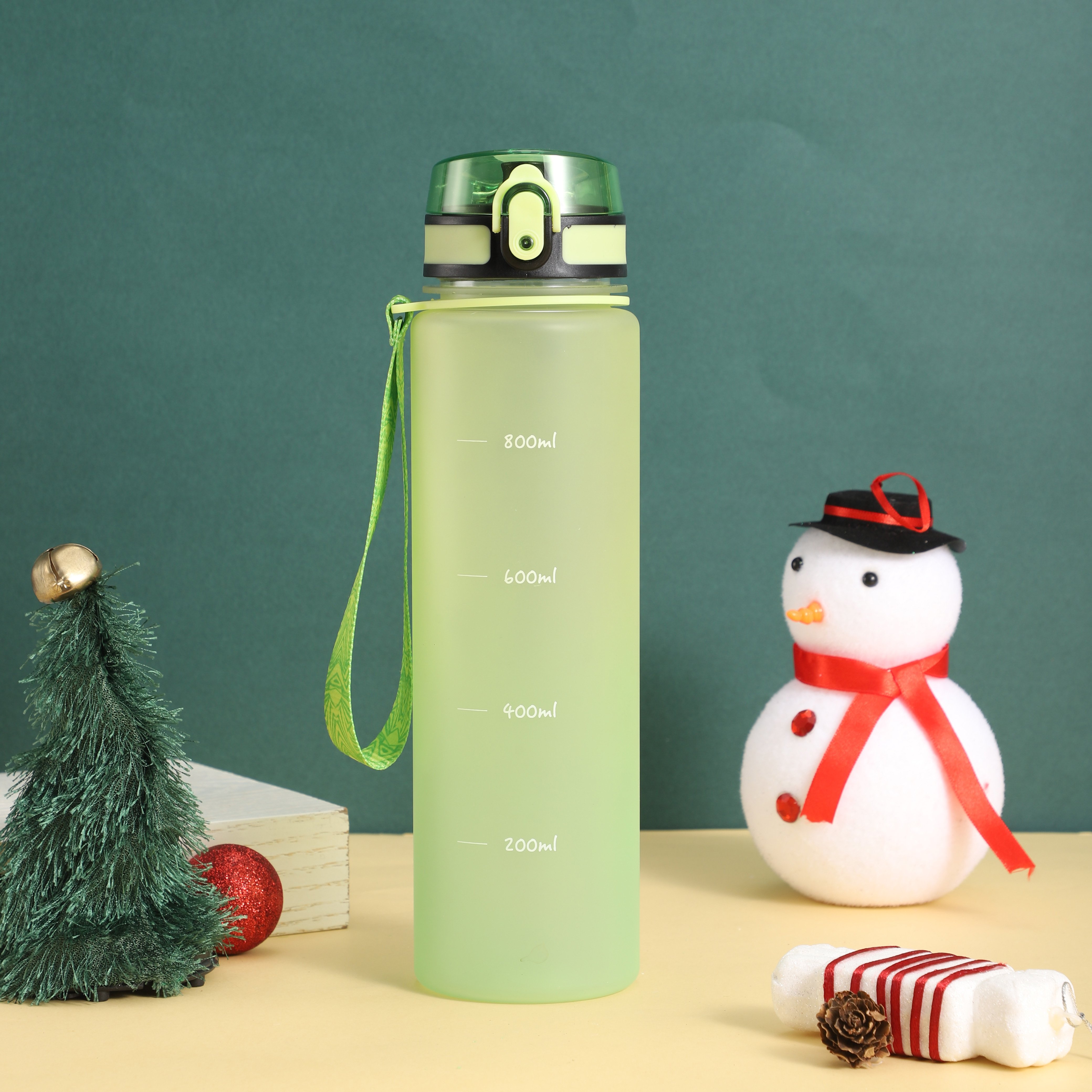 OXSY Water Bottle with Rope BPA Fres Plastic Outdoor Sport Leak-proof Kids Adult Custom Logo 1000ml Drinkware Unisex Camp