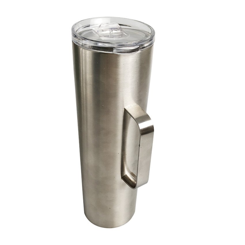 New 20oz 30oz Stainless Steel Tumbler Vacuum Insulated Double Wall Travel Mug Sublimation Blank Cafe Mug with Lid and Handle