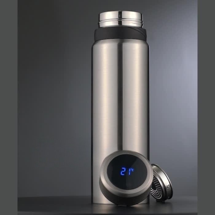 Custom Large Capacity 304 Stainless Steel Vacuum Flask Thermal Bottle for Water Coffee With Optional LED