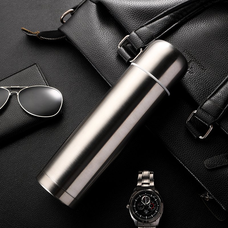 Wholesale Termos Stainless Steel Water Bottle Double Wall Insulated Bullet Shaped Vacuum Flask 500ml digital thermos