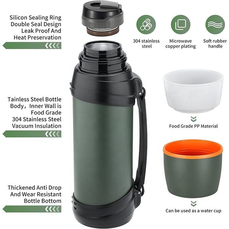 Wholesale Outdoor Sports Travel Pot Stainless Steel Vacuum Flask Water Pots Snail Cup