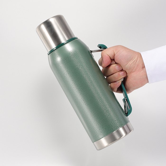 Large Capacity Vacuum Flasks Thermoses 1000ml Stainless Steel Insulated Water Bottle Termos With Handle