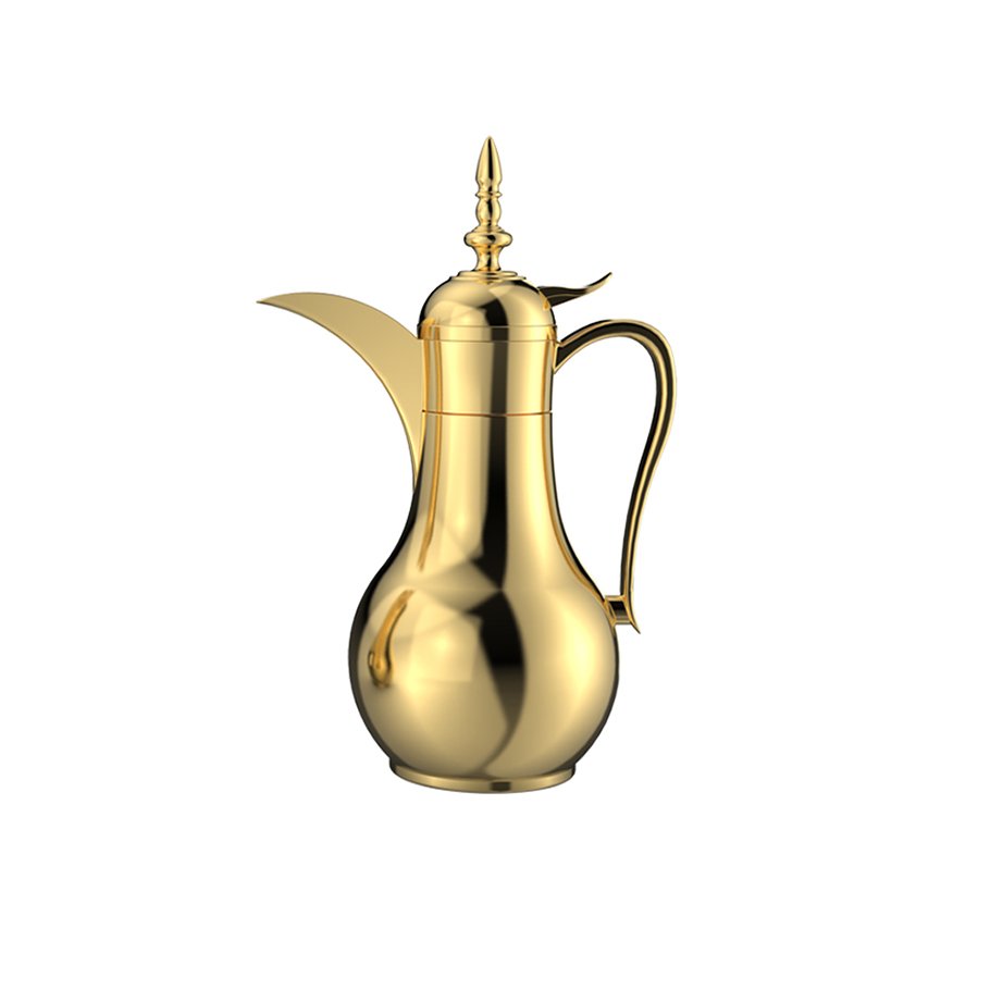 Dallah Arabic Pot Capacity 1000ml Hot Luxury Tea Coffee Thermos Flask Custom Dallah Arabic Pot