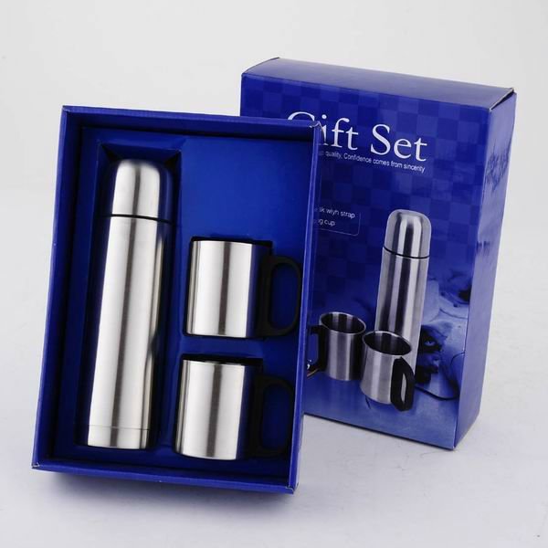 Good Quality Drinkware Set Popular Stainless Steel Vacuum Flask Thermos Mug Gift Set