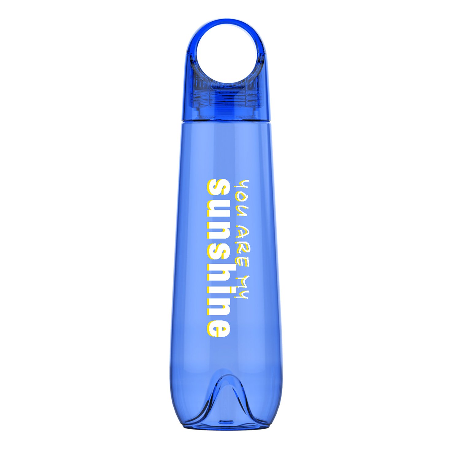 740ml Plastic Casual Camp Clear Water Bottle Student Drinking Bottles