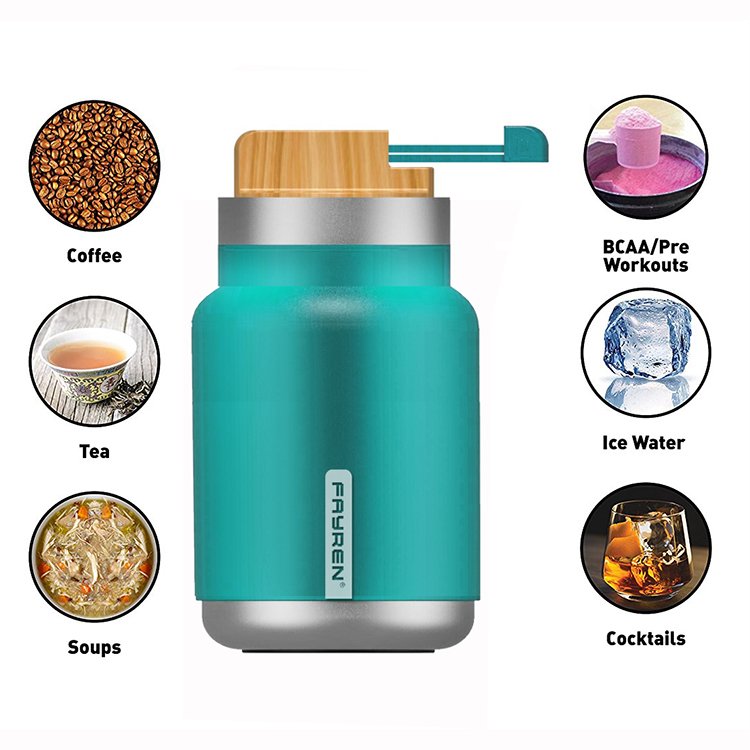 FAYREN Factory Hot Personal Wide Mouth Vacuum Thermal Lunch Box Soup Cup Double Wall Stainless Steel Food Jar Flask With Lid