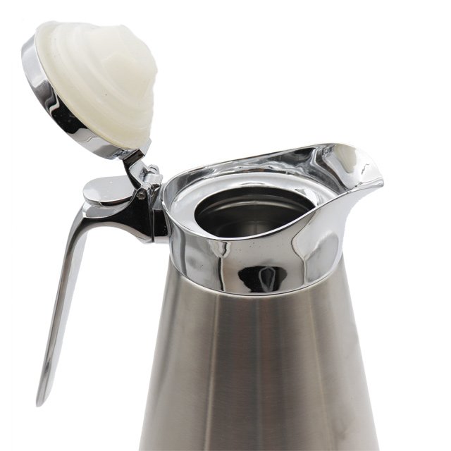 Hotel Home Kitchen Useful Customized Logo High Quality Lever Stopper lid with silicone Double Wall Stainless Steel Vacuum Flask
