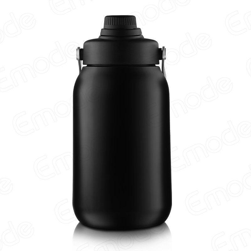 Gallon Insulated Water Bottle Jug, 128 oz Stainless Steel Sports Canteen,Thermo Growler Mug with Carrier Bag and Handle