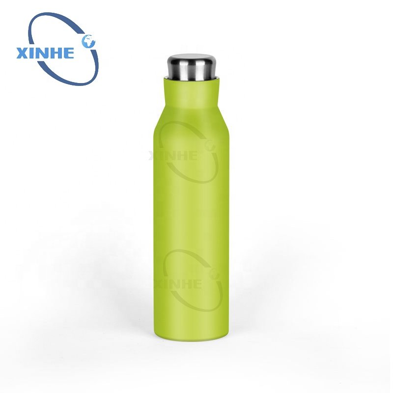 Customized Color 650ML Stainless Steel Vacuum Flask Insulated thermos Sport Water Bottle for Bicycle