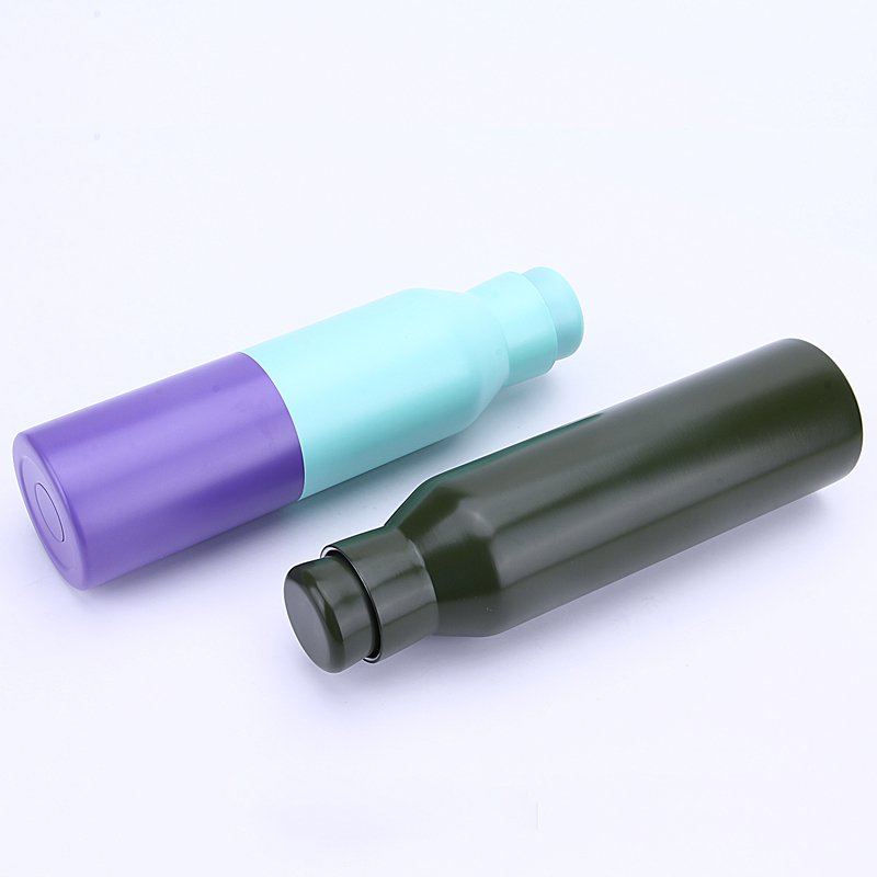 Customized Color 650ML Stainless Steel Vacuum Flask Insulated thermos Sport Water Bottle for Bicycle