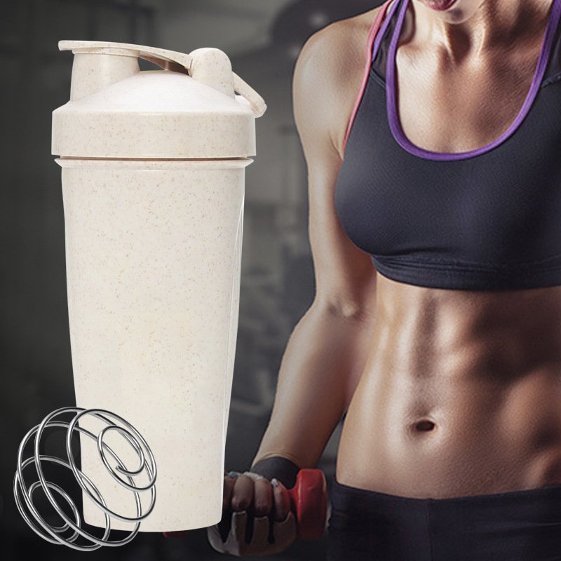 20oz/600ml Eco-friendly Durable & Portable Pre & Post Workout Protein Shaker Bottle Camping Gym Water Bottles Custom Logo Adults