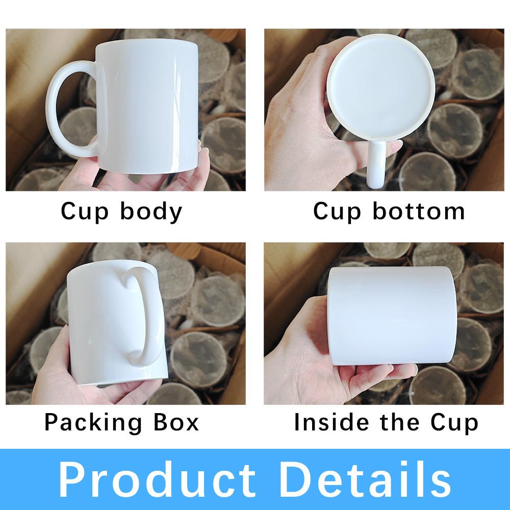 Custom Coffee mugs 11 Oz With Pictures Custom Logo Printed Ceramic Cup Customized Promotion Logo Sublimation Gift mugs