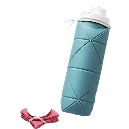 Silicone Foldable Cup Travel Water Bottle Sports Lightweight Durable bottle for Gym Camping Hiking