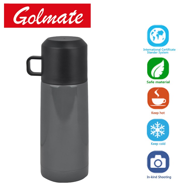 custom color double wall glass linner thermos water vacuum flask