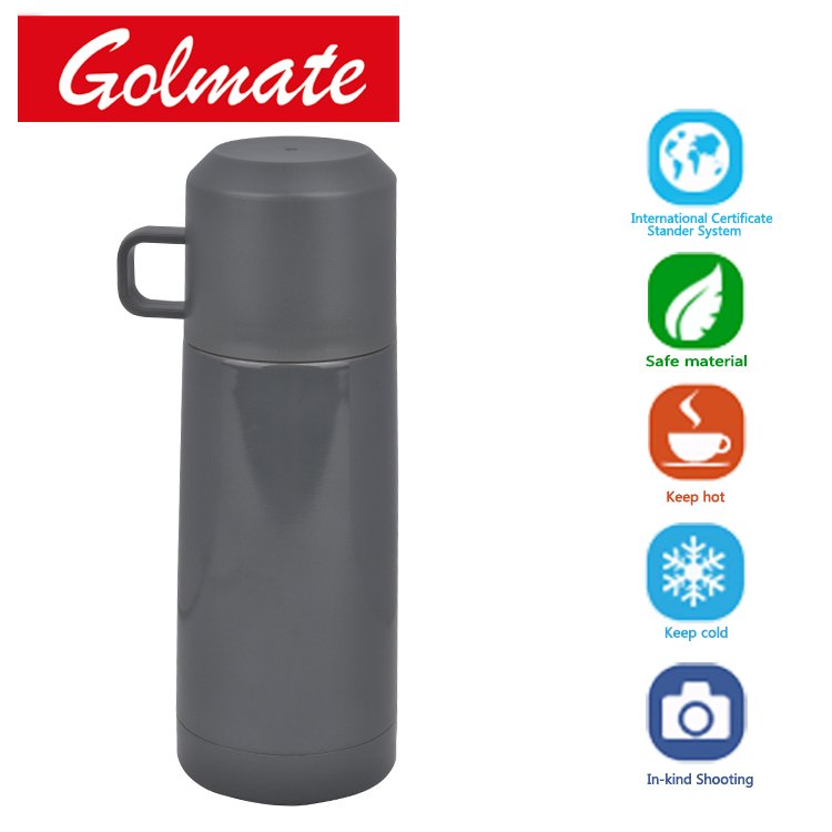 custom color double wall glass linner thermos water vacuum flask