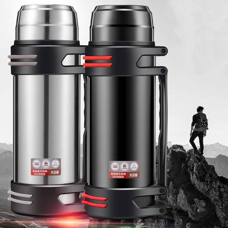 Outdoor Sports Portable Vacuum Flask Tumbler Water Bottle Large Capacity Travel Stainless Steel Thermos insulated cup
