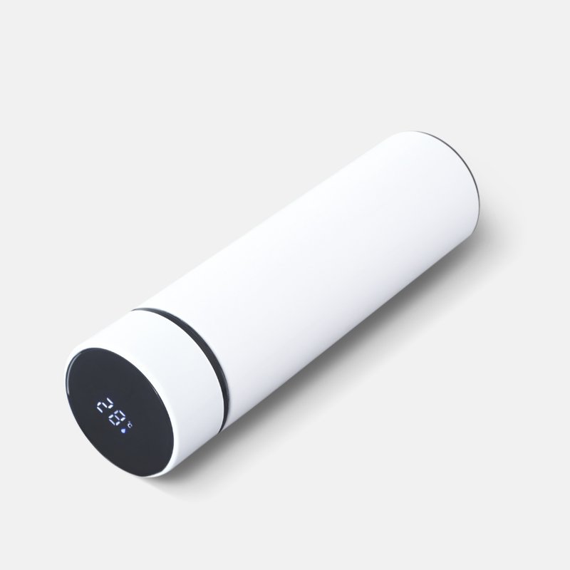 Wholesale hot sale 500ml stainless steel smart vacuum flask portable double wall led digital display smart business water bottle