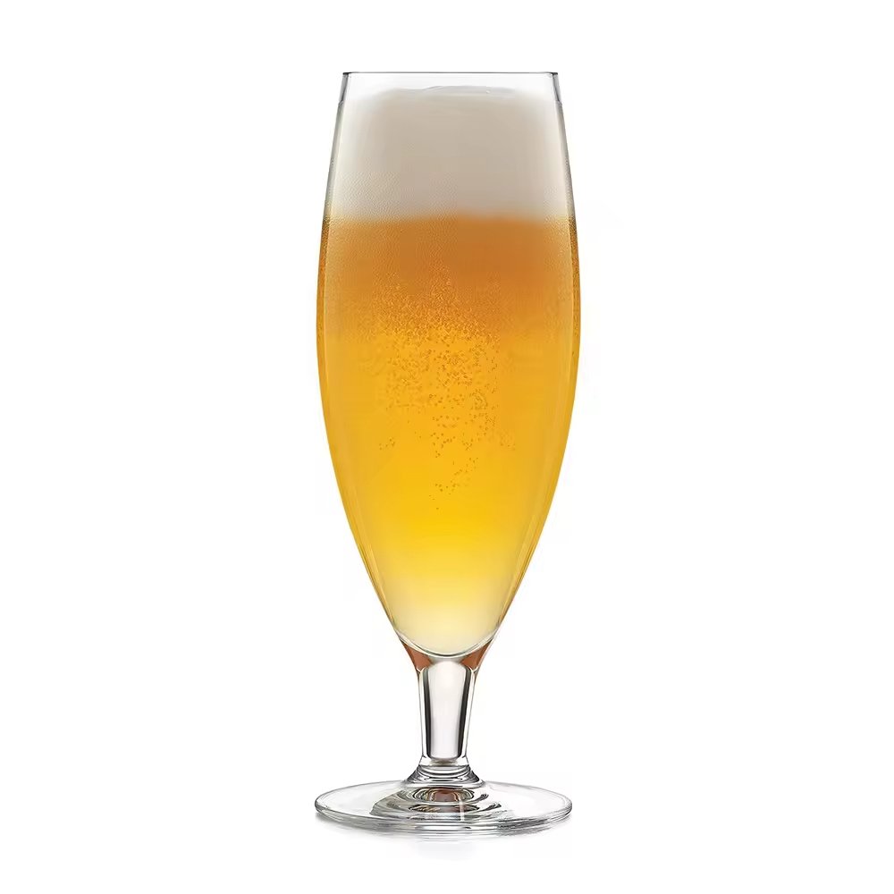 Jinbaijia 16oz Creative Ounce Sublimation Customized Printed Decals Pub Home Bar Conical Pint Drinking Beer Mug Glass