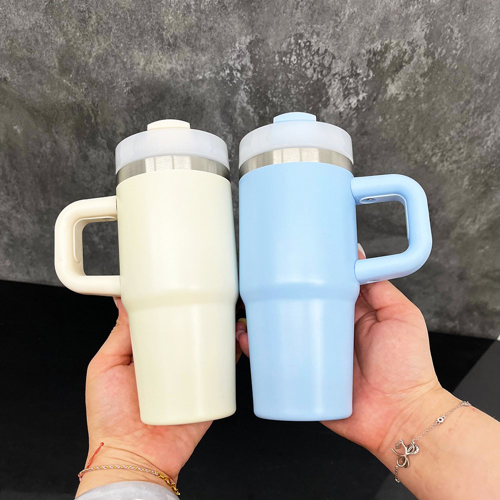 US warehouse 14oz gold plated insulated baby tumbler 14 oz sublimation stainless steel sports kids mug for DTF UV transfer wraps