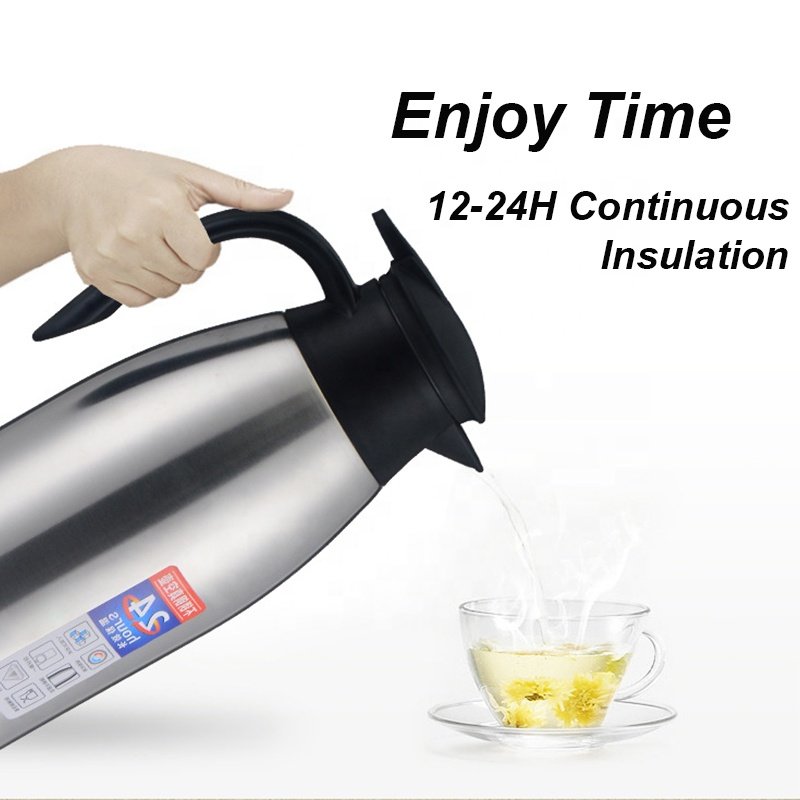 Insulated Vacuum Flask 1.5L 2L Thermos Coffee And Tea Vacuum Flasks Kettle