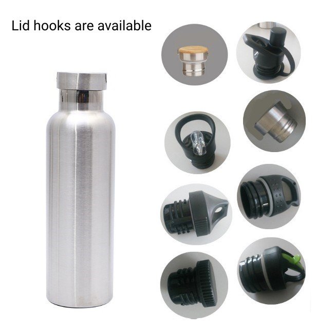 Vacuum Insulated Water Bottle Big Mouth Lid Hook Double Wall Stainless Steel Travel Are Available 350ml/500ml/600ml/750ml/1000ml