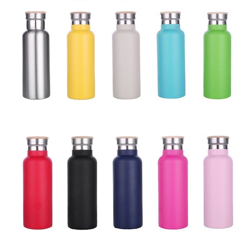 Vacuum Insulated Water Bottle Big Mouth Lid Hook Double Wall Stainless Steel Travel Are Available 350ml/500ml/600ml/750ml/1000ml