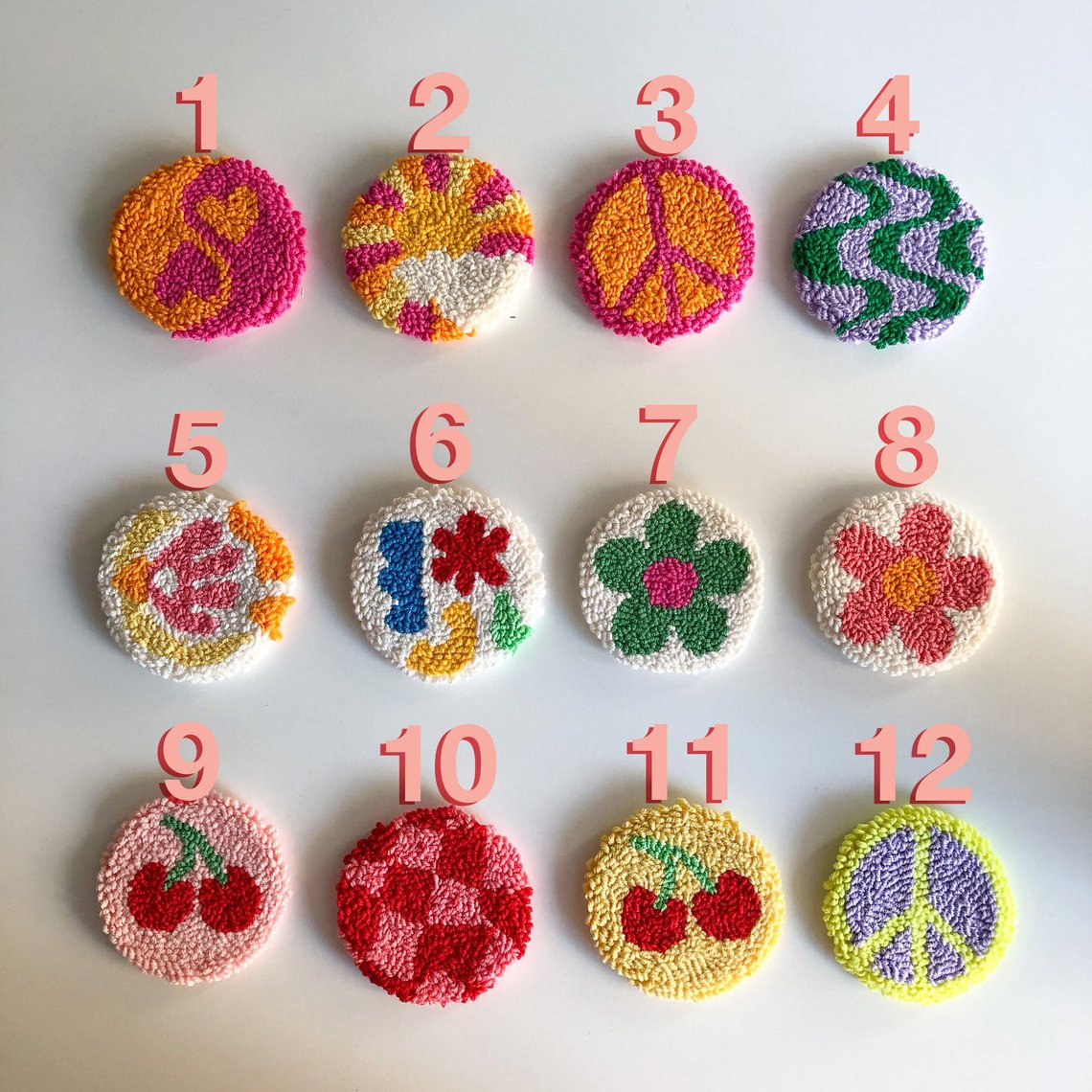 Hot Sales Various Pattern Cup Coffer Tea Coaster Sets Mug Tug 3D Flower Patches Embroidery Lace Applique For Drink